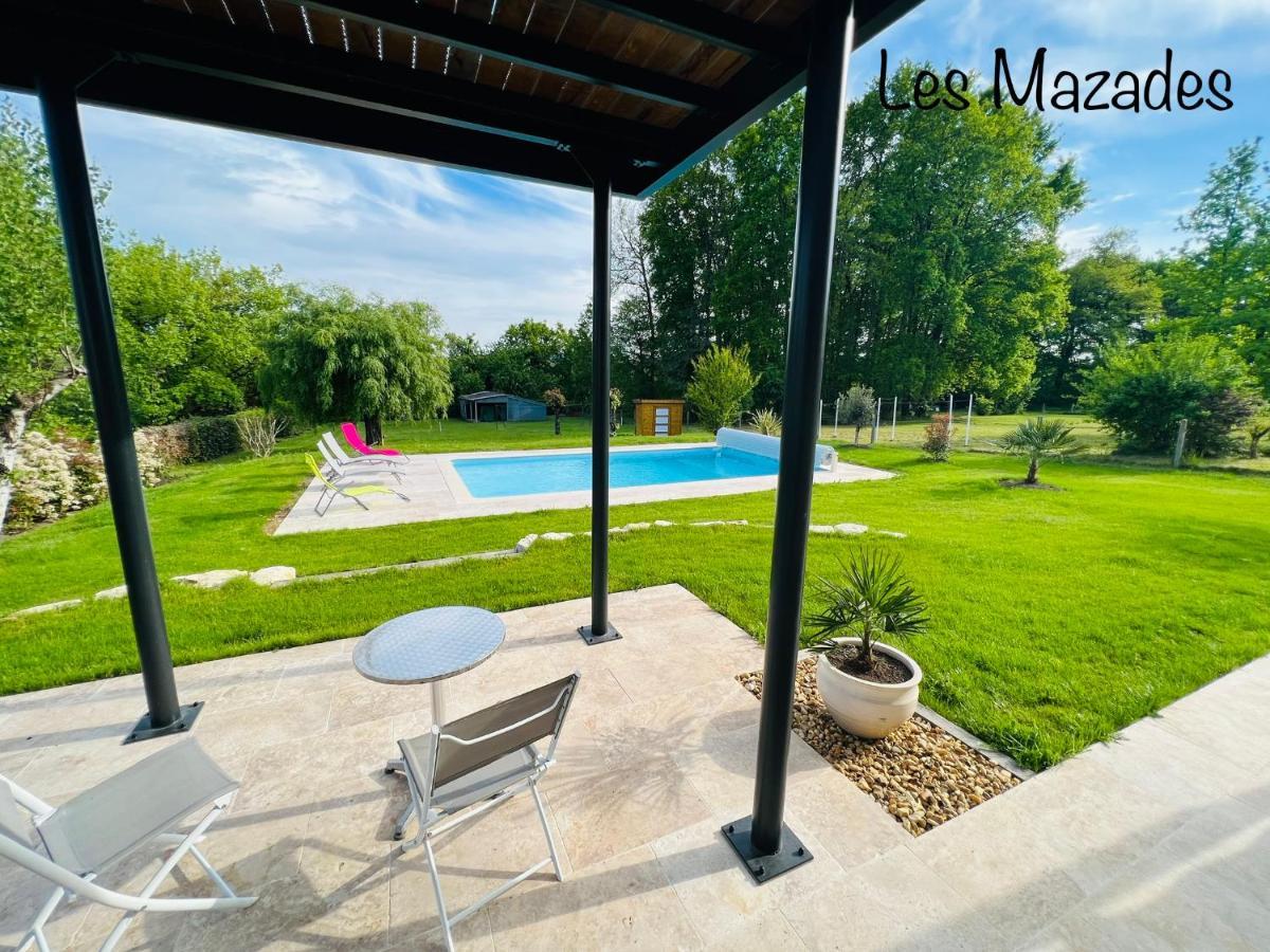 Les Mazades A 10 Min De Perigueux Avec Piscine Chauffee, Meuble De Tourisme Classe 3 Etoiles Анессе-э-Больё Экстерьер фото